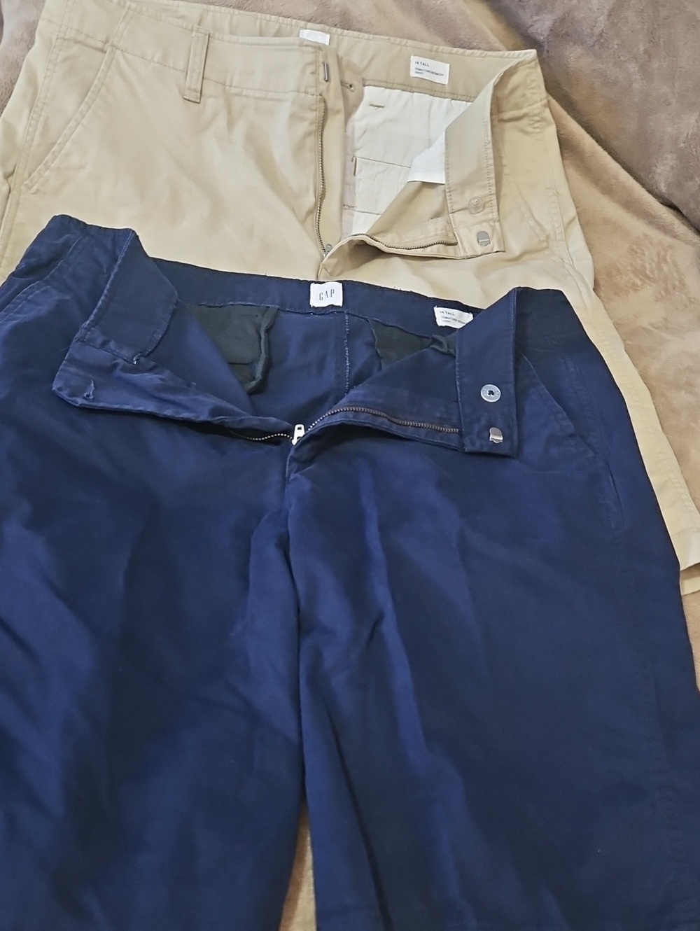 GAP Women's Navy and Khaki Chinos Shorts